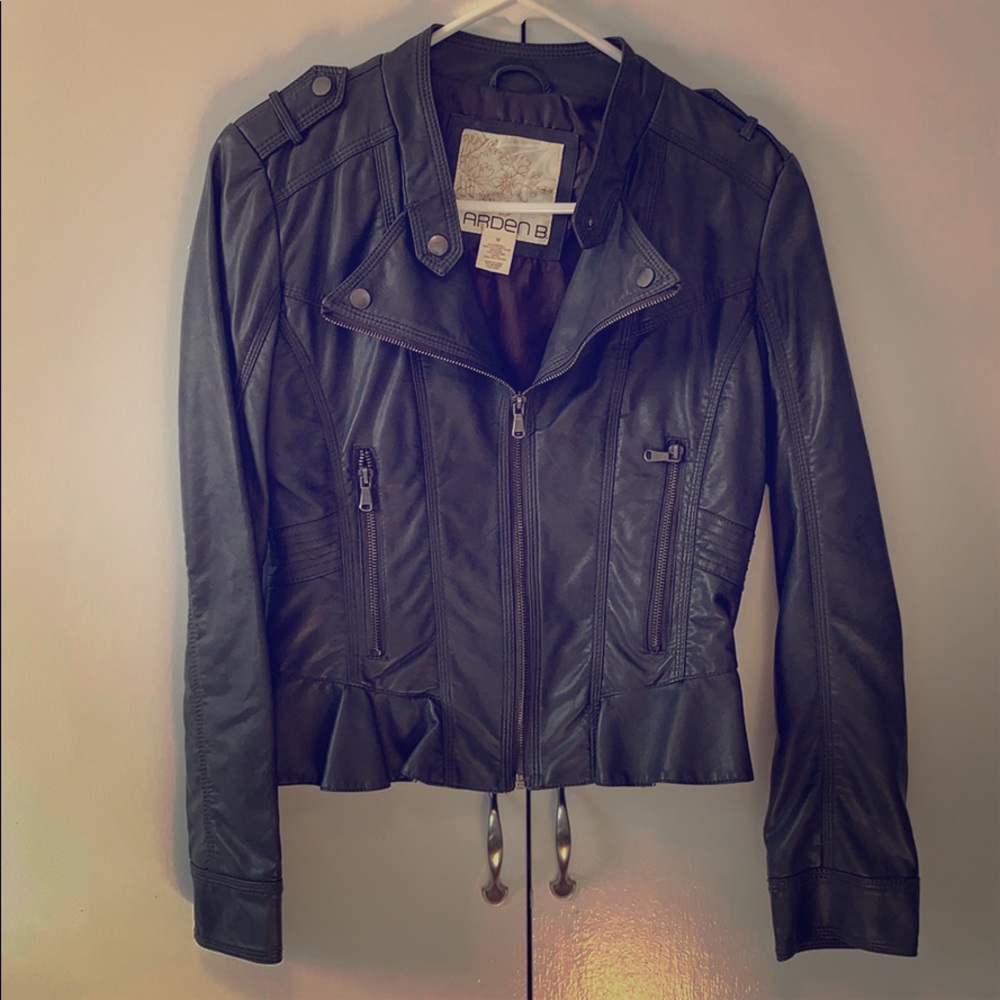 Arden B faux leather jacket